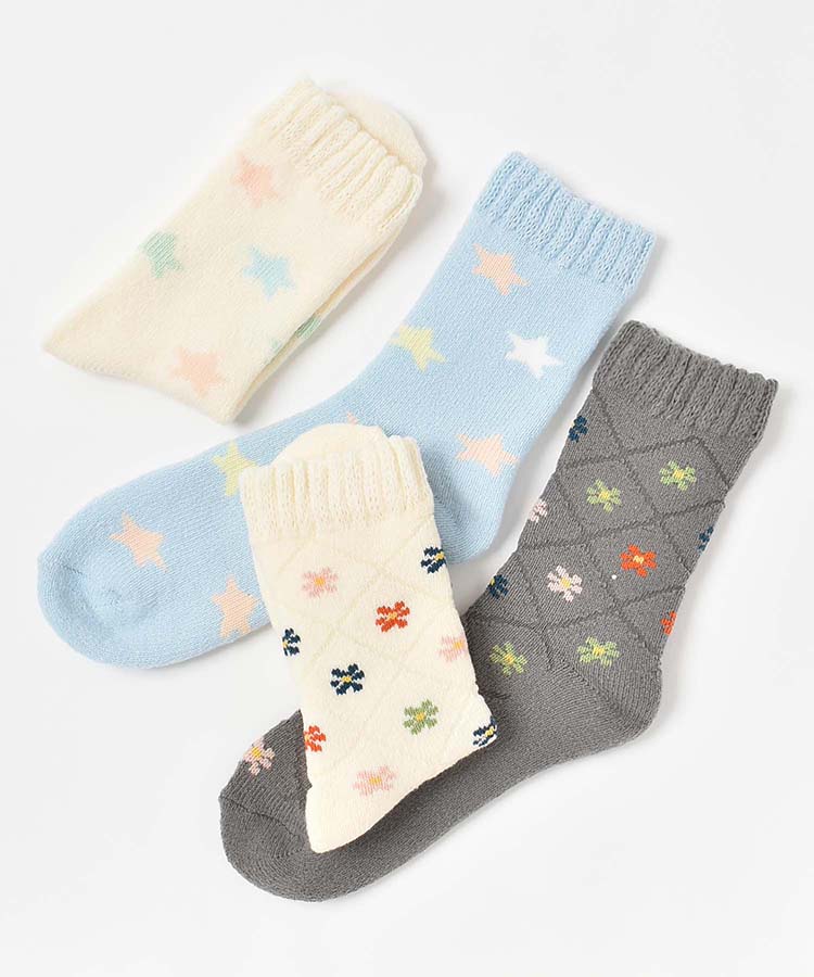 ジャムガーデンもちもちルームソックスM