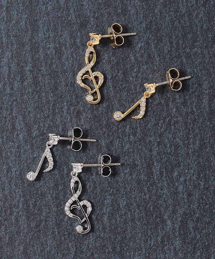 キラ音符ピアス