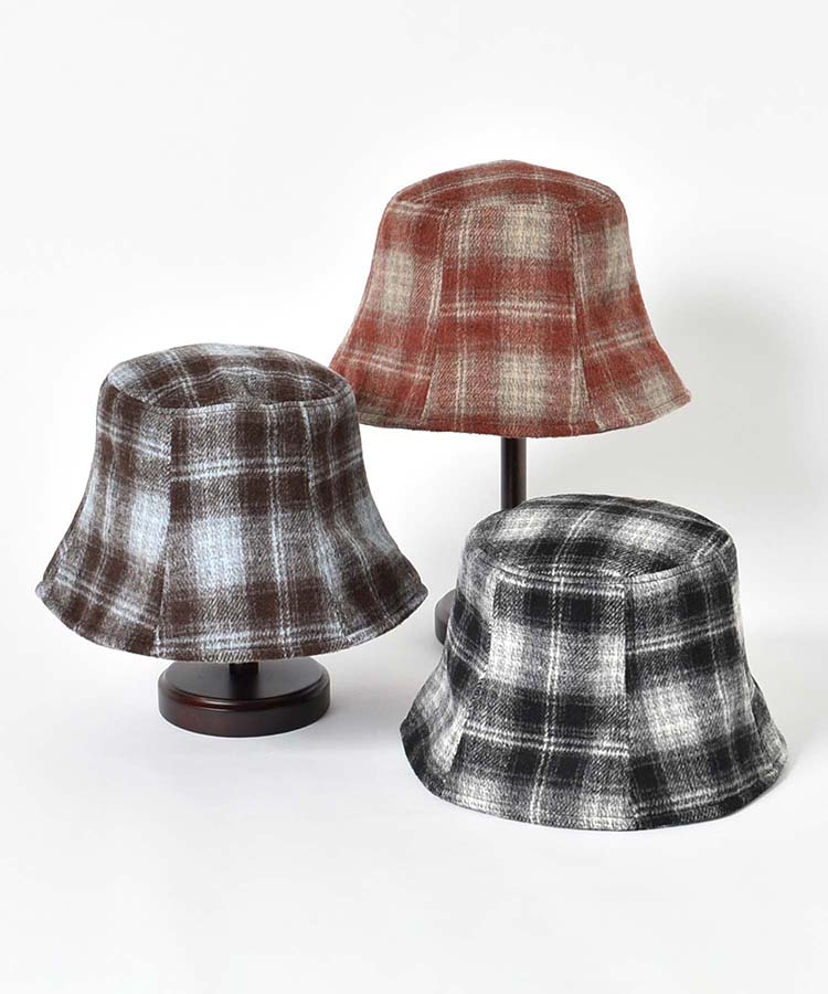 チェックパネルハット