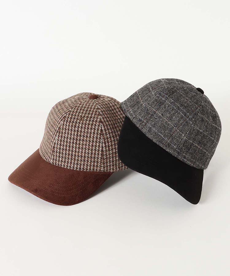 チェックコンビキャップ