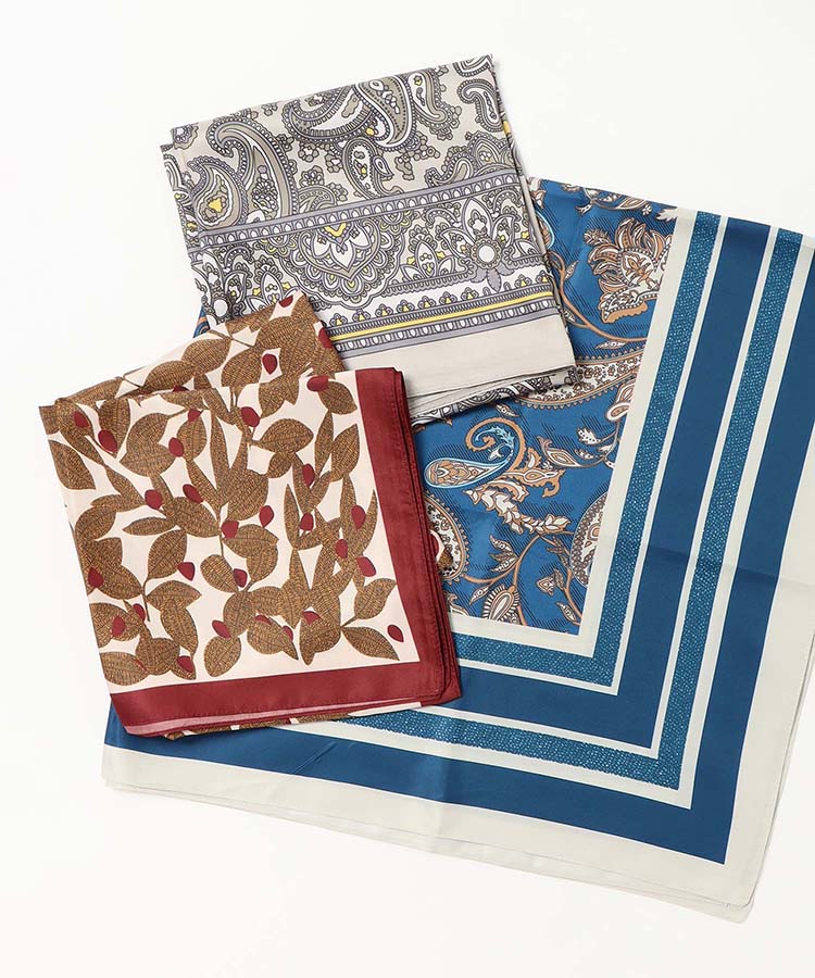 ツイルプリントスカーフ