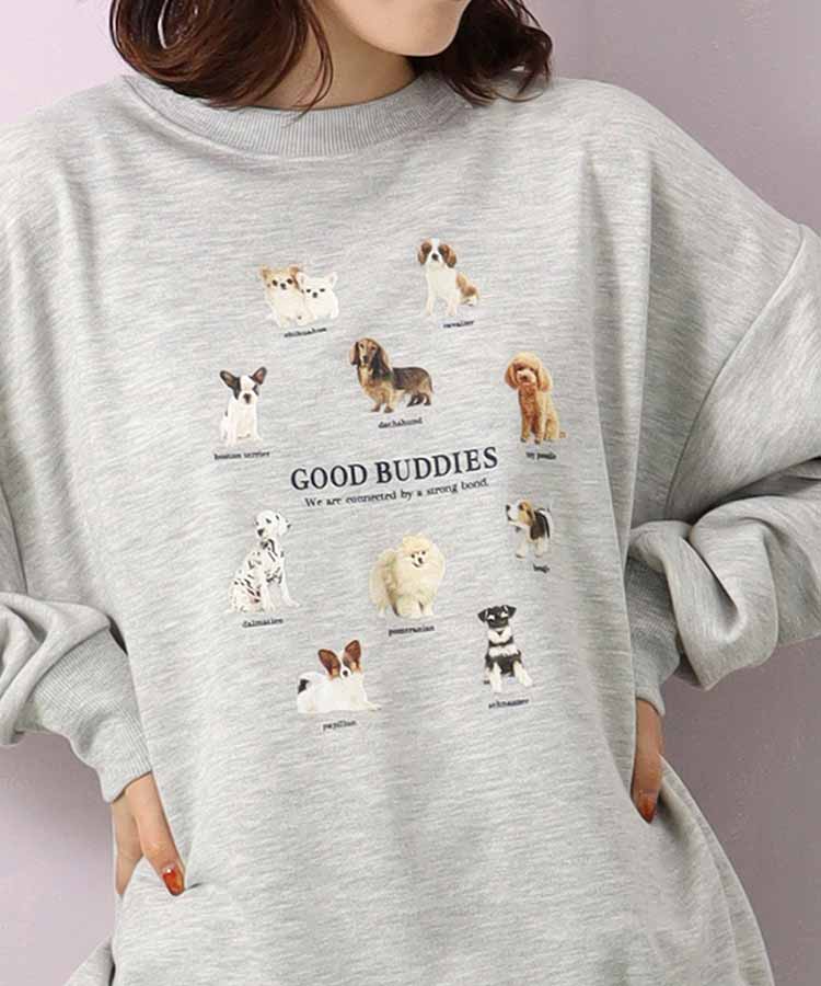le petale GOOD BUDDIES DOGスウェット
