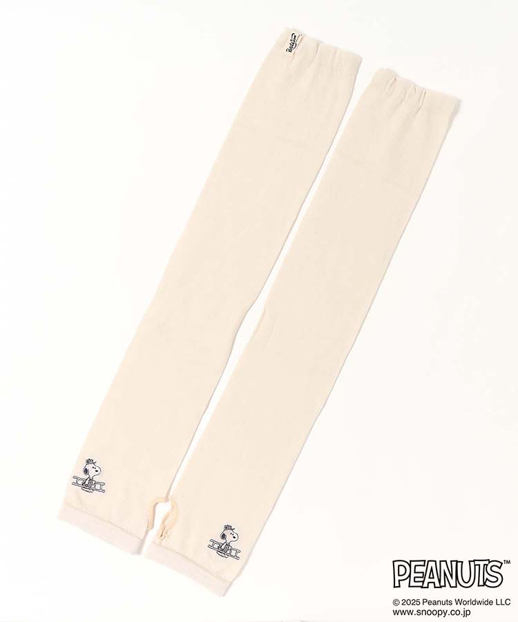 スヌーピー吸水速乾UVロンググローブ