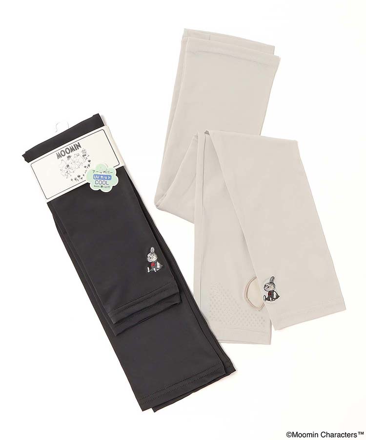 すわりリトルミイ刺繍冷感UVロンググローブ