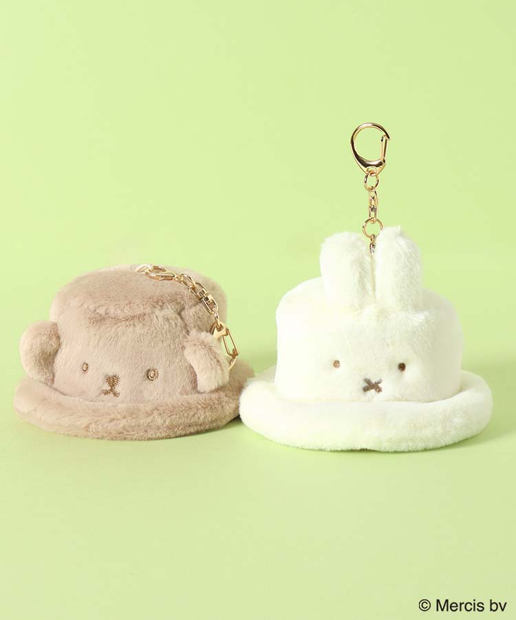 【WEB限定】BRUNA WINTER ACCESSORIES MINI FUR HATチャーム