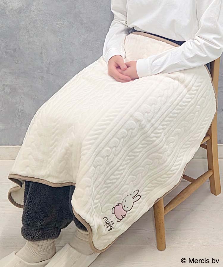 ミッフィーロープ柄ブランケット