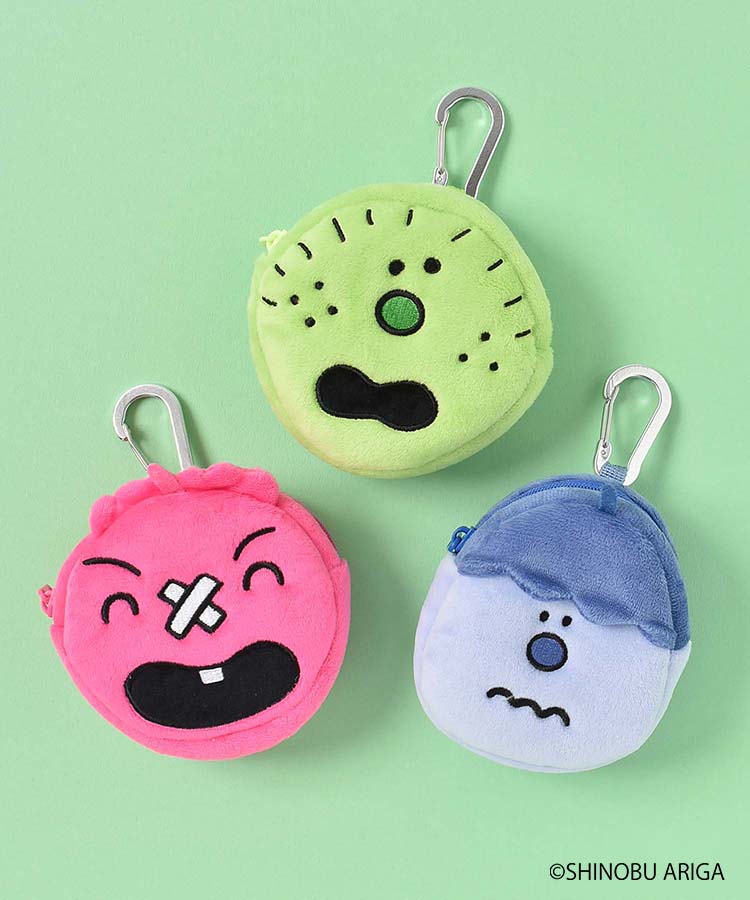 こんなこいるかなカラビナ付きぬいぐるみポーチ