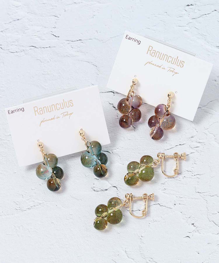 シャボンドロップイヤリング