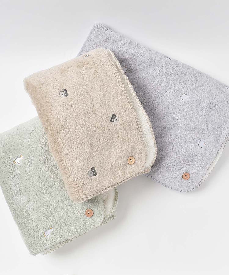 刺繍ブランケット