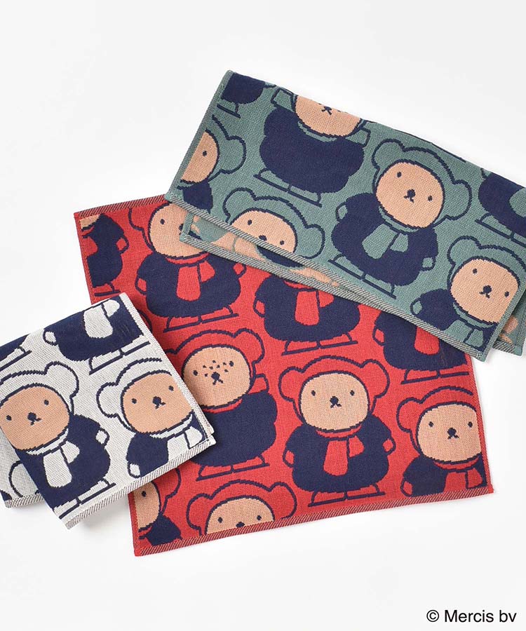 Dick Bruna ボリスとバーバラ三重ガーゼハンカチ