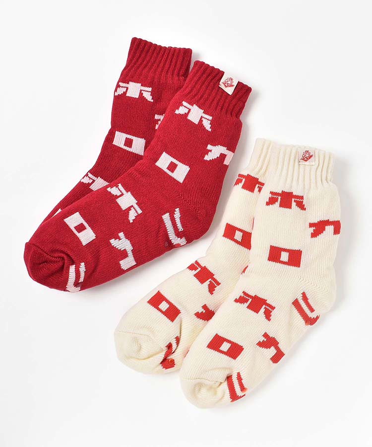 ホカロン裏ボアロゴソックス