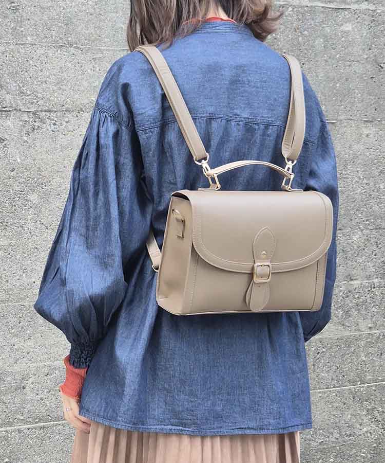 ラウンド3Wayサッチェルバッグ