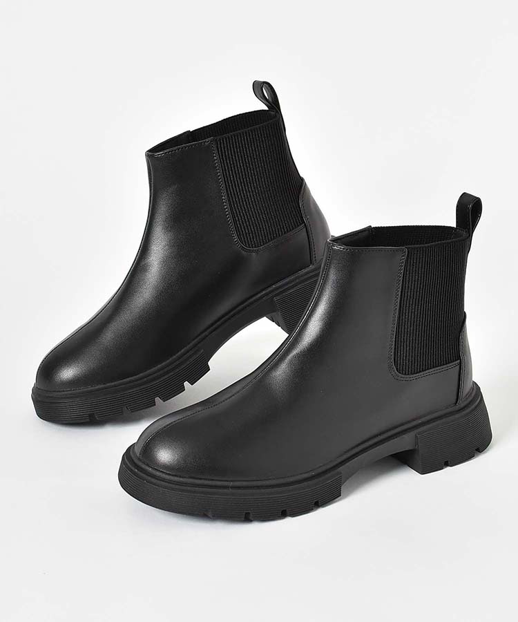 サイドゴアショートブーツ