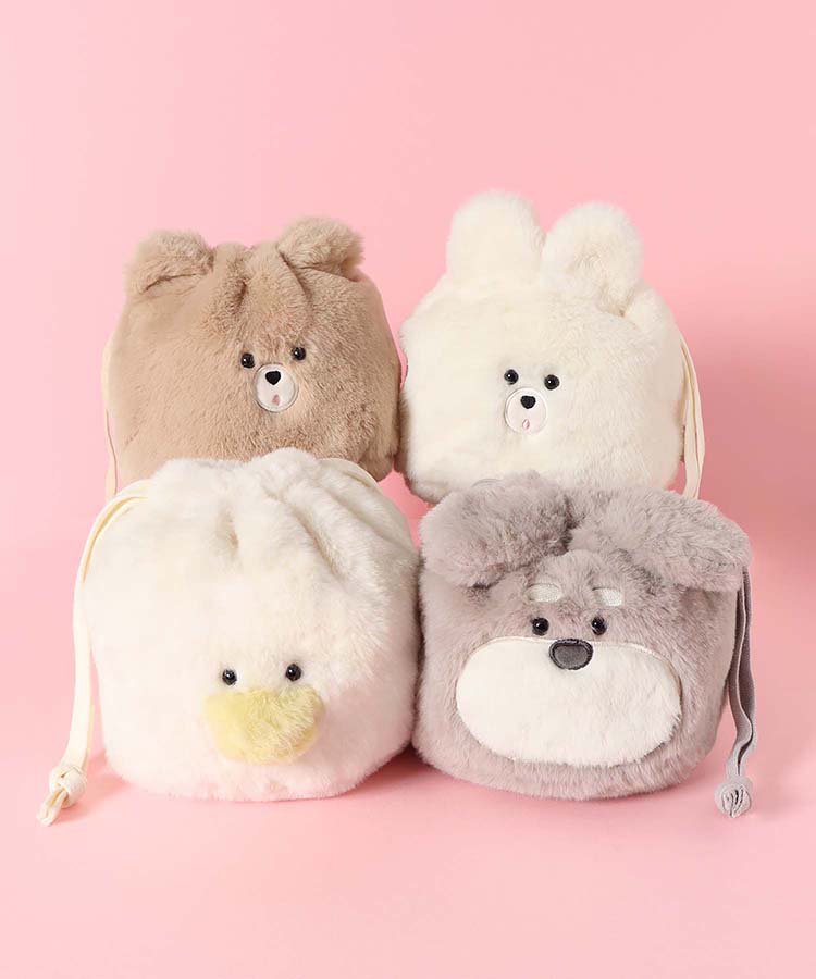 スフレベア巾着ポーチ