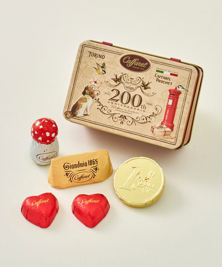 Caffarelバレンタインレッドミニ缶