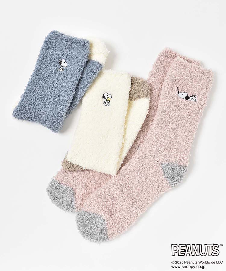 ≪SALE≫スヌーピー箱入り刺繍ソックス