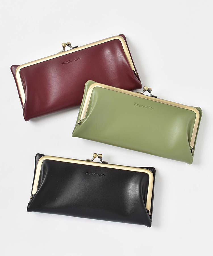 スモーキーがま口長財布