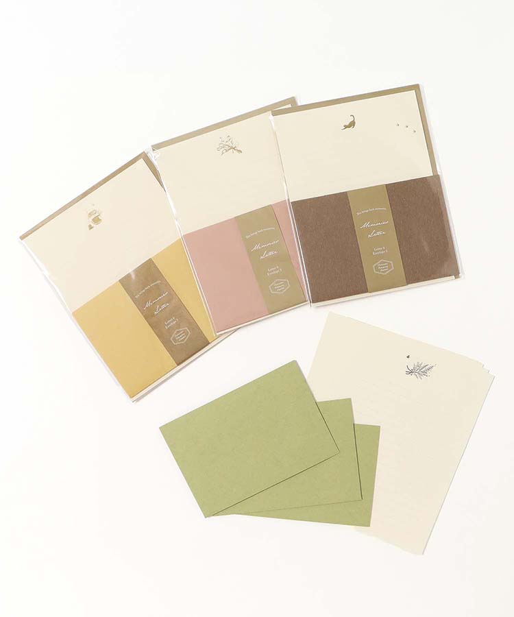 箔押しレターセット