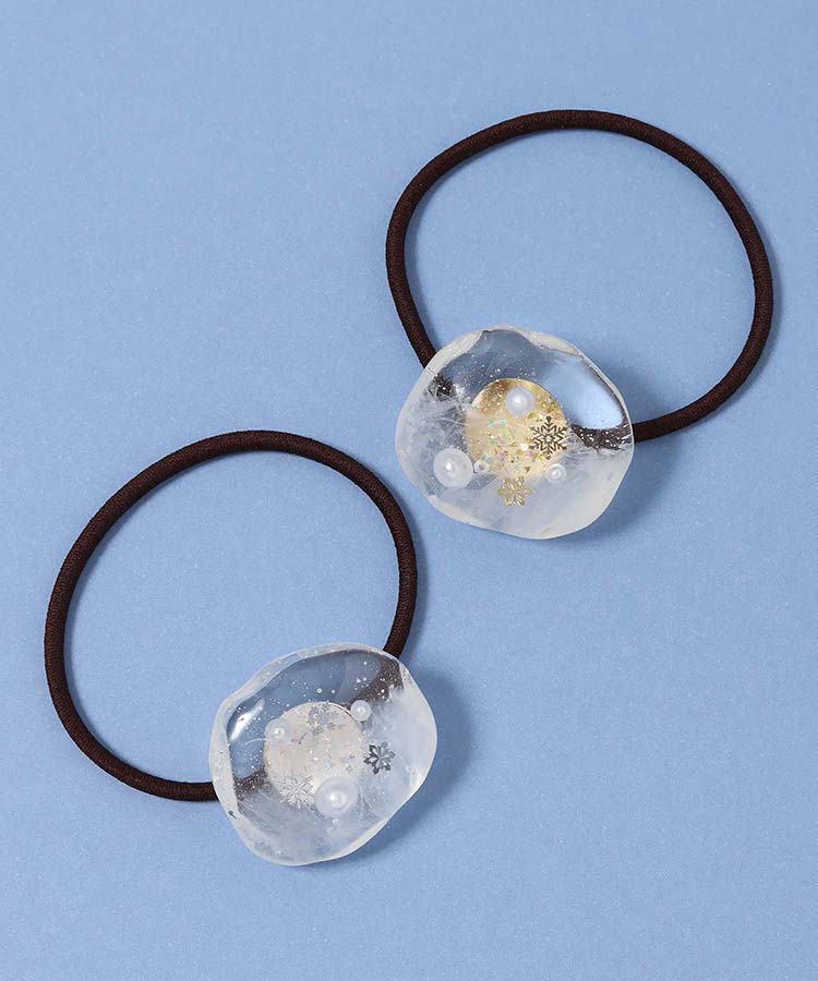 スノーフレーク封入ポニー