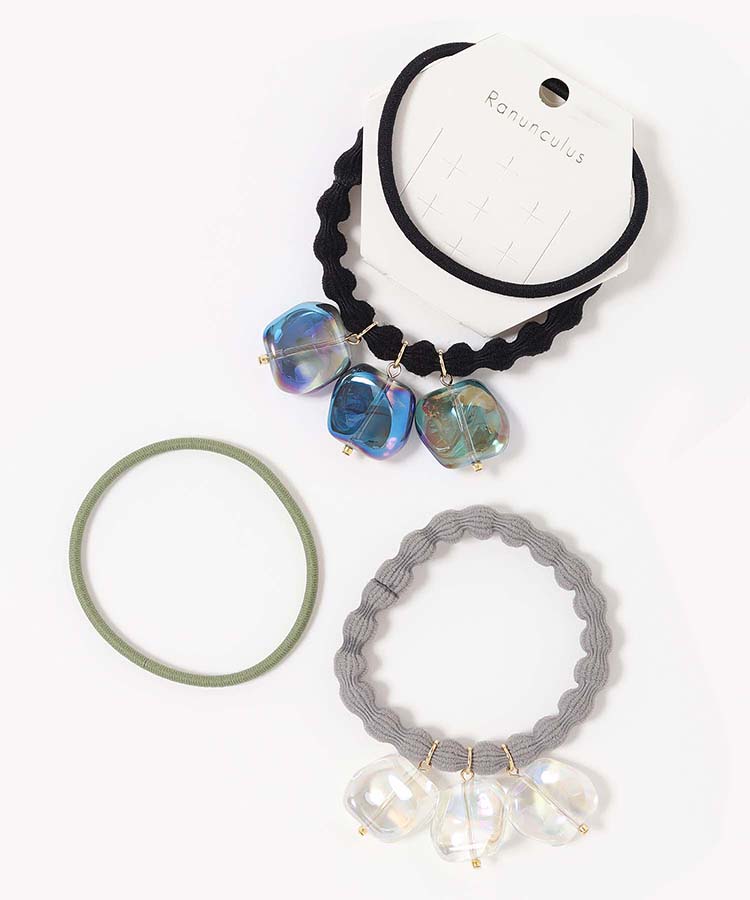 いびつドロップビーズポニー