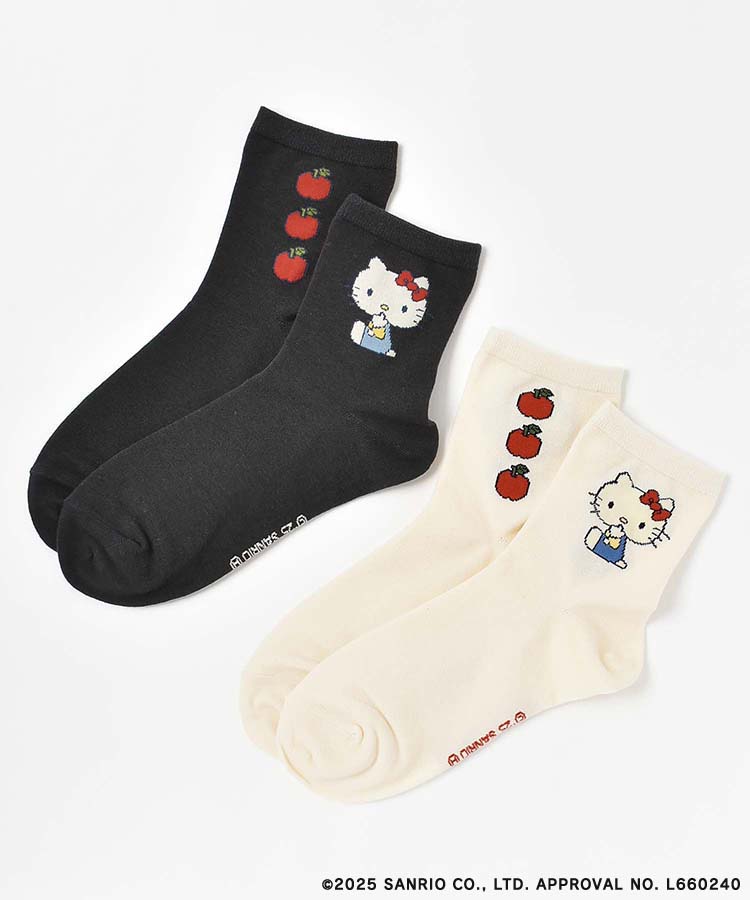 ハローキティジャガードソックス