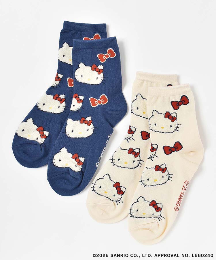 ハローキティおかおマシュマロソックス