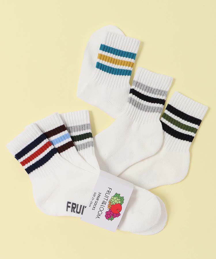 カラフルラインソックス