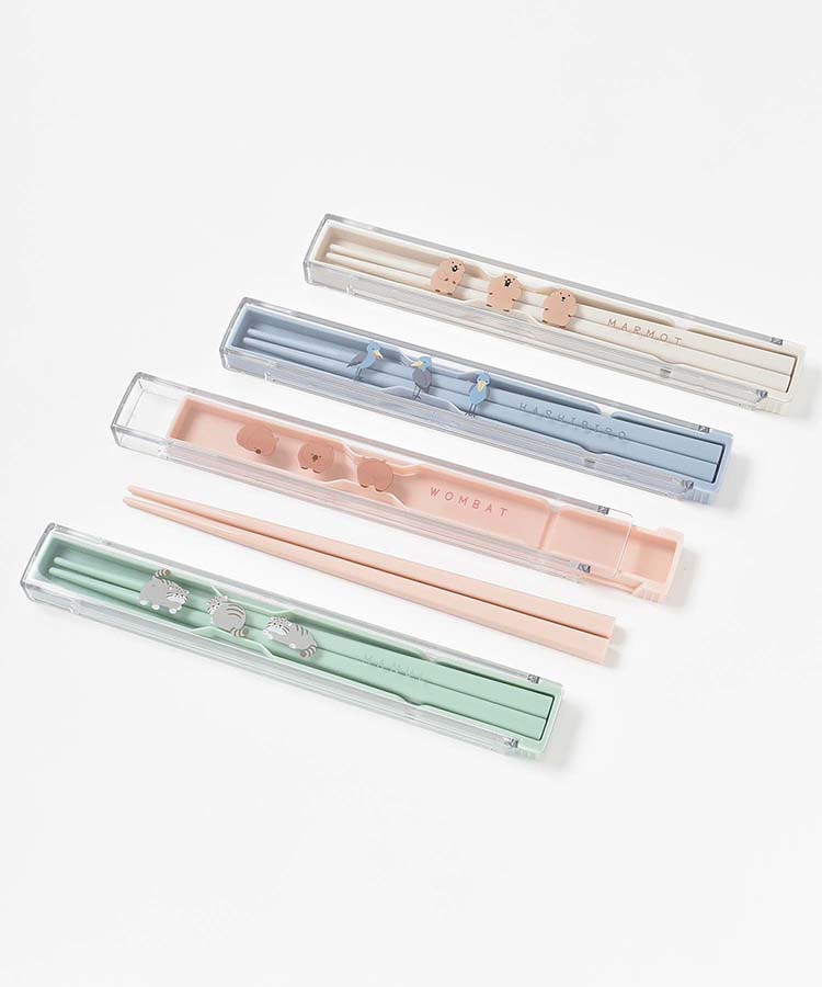 レアアニマル抗菌箸&箸ケース