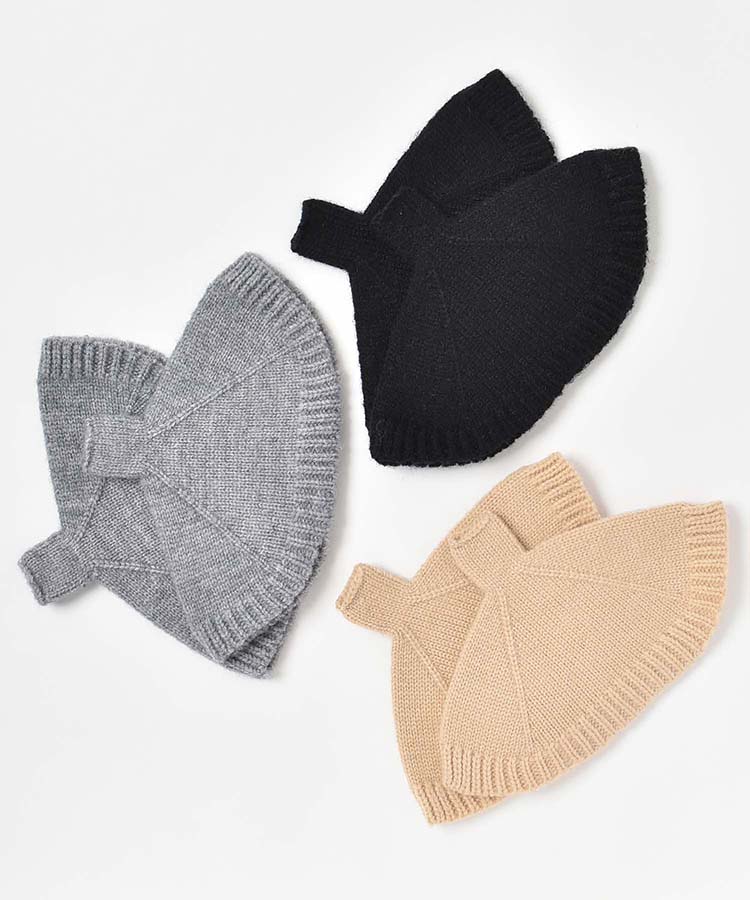 ニットフィンガーレスグローブ