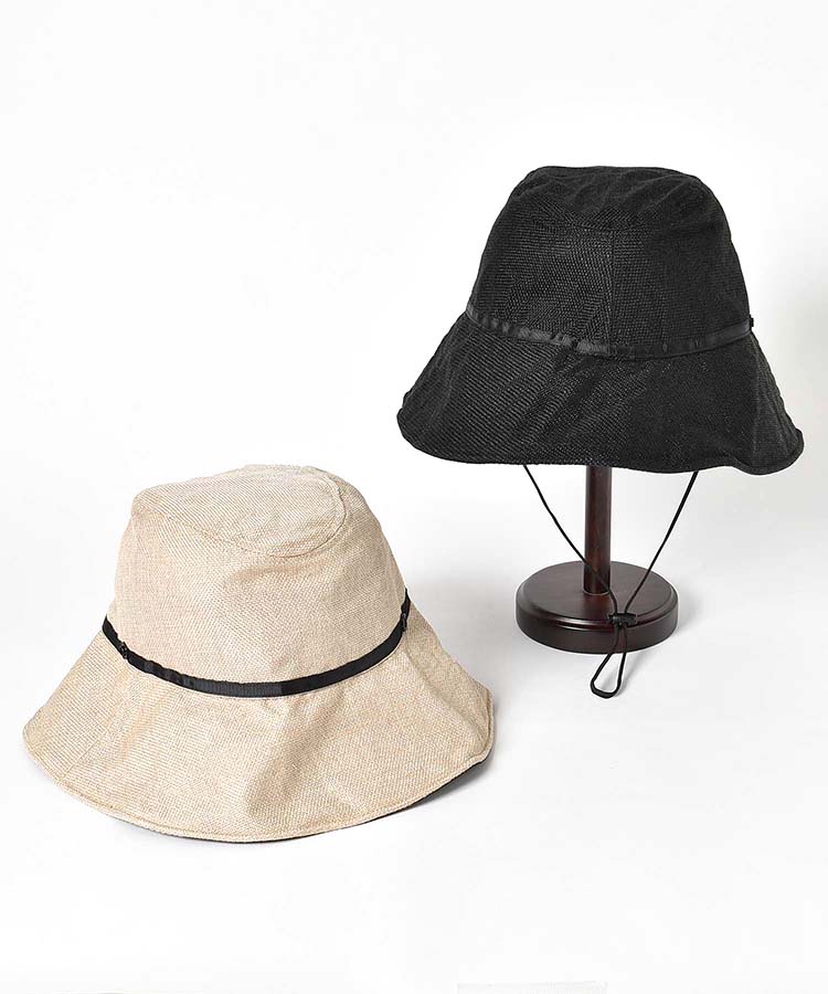 UVカット接触冷感クロシェハット