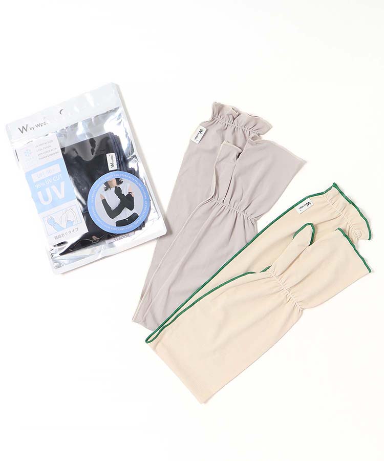 UVカット接触冷感親指付きアームカバー