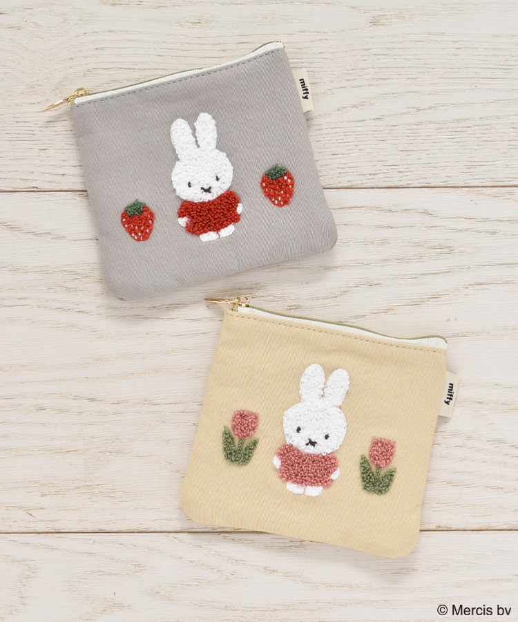 miffyスプリングサガラ刺繍ティッシュポーチ