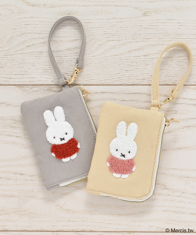 miffyスプリングサガラ刺繍コインパスケース