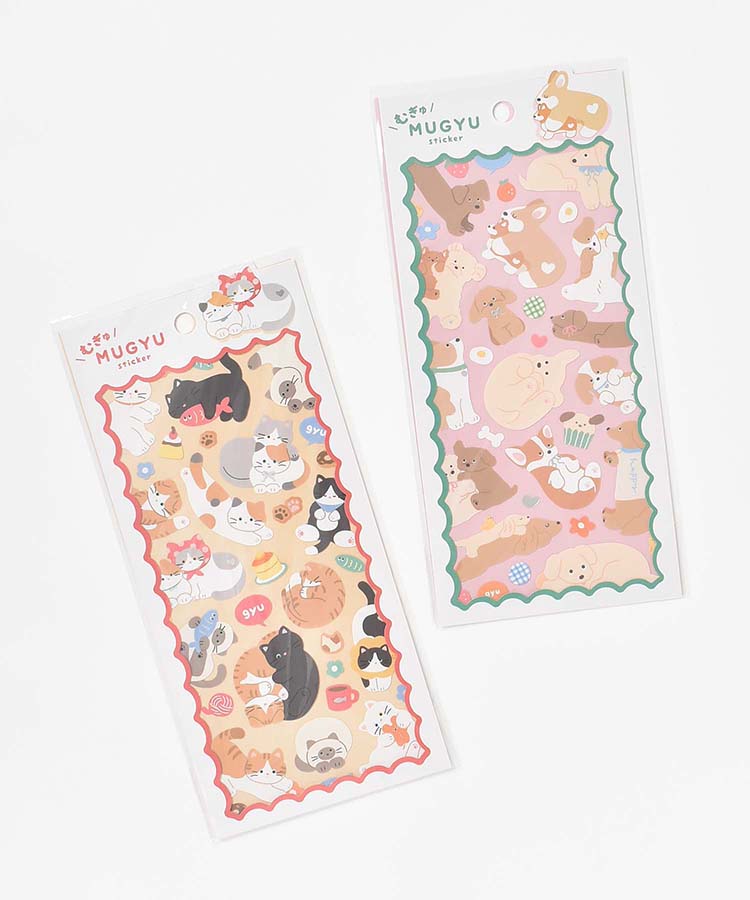 むぎゅステッカー