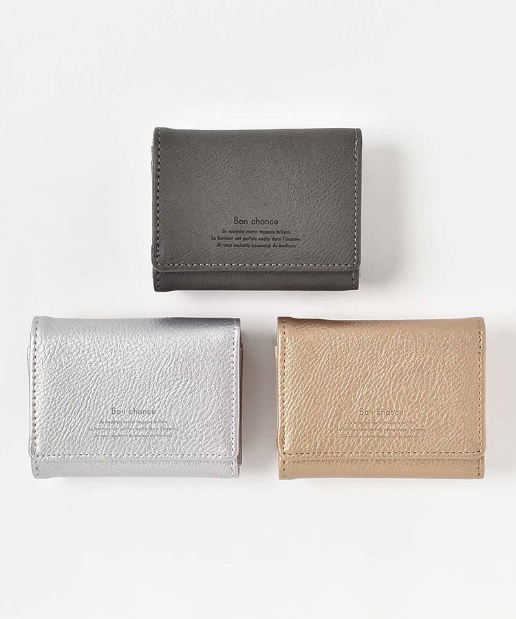 メタリックミニ財布