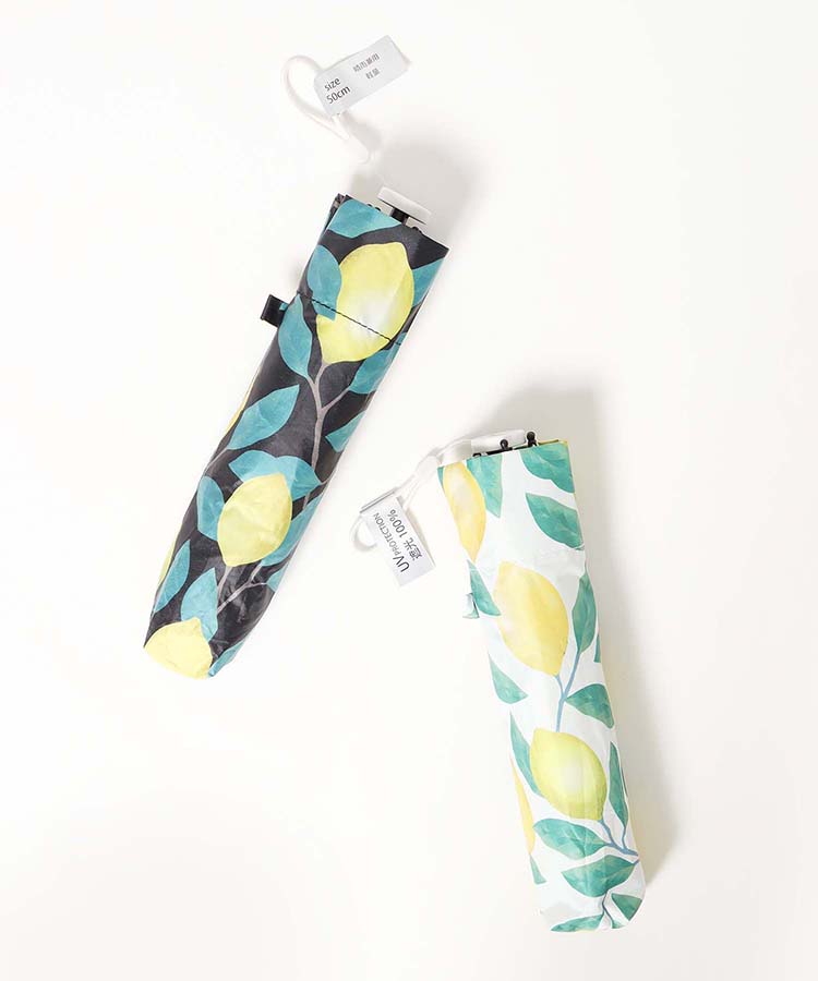 レモンパラダイス晴雨兼用折りたたみ傘