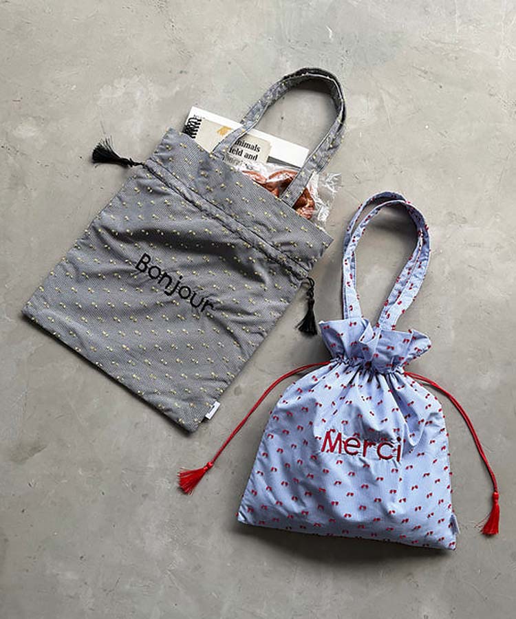 ナビー巾着トート