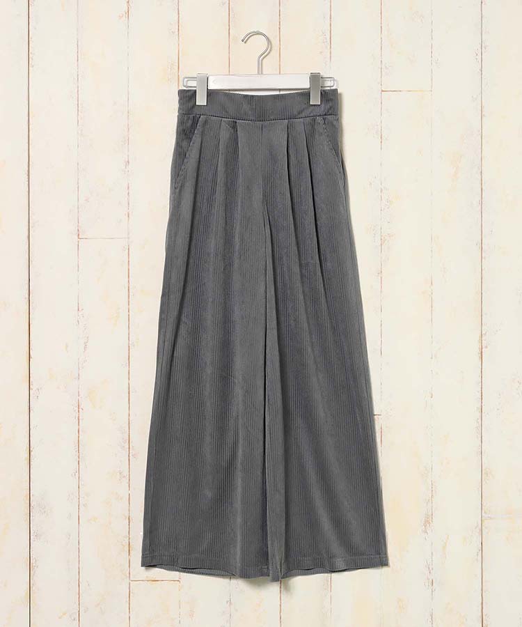 コール天2タックワイドパンツ