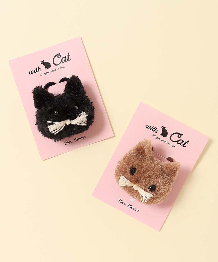 ひげねこヘアゴム