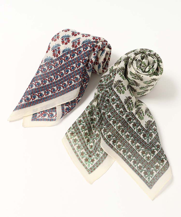 レトロフラワーオーバーサイズスカーフ