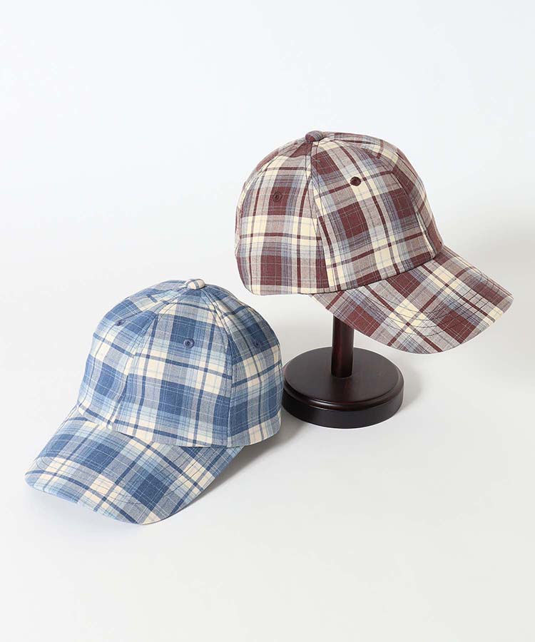 チェックキャップ