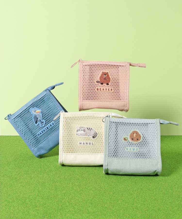 レアアニマルミニスクエアポーチ