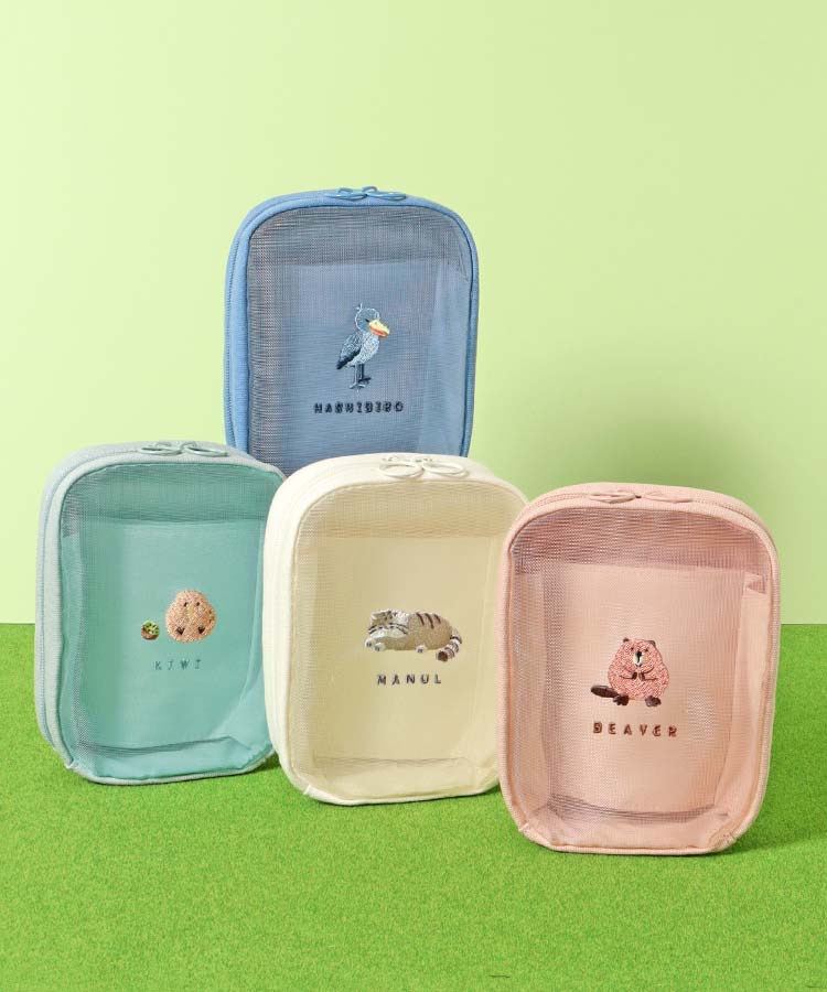 レアアニマルメッシュマルチポーチ