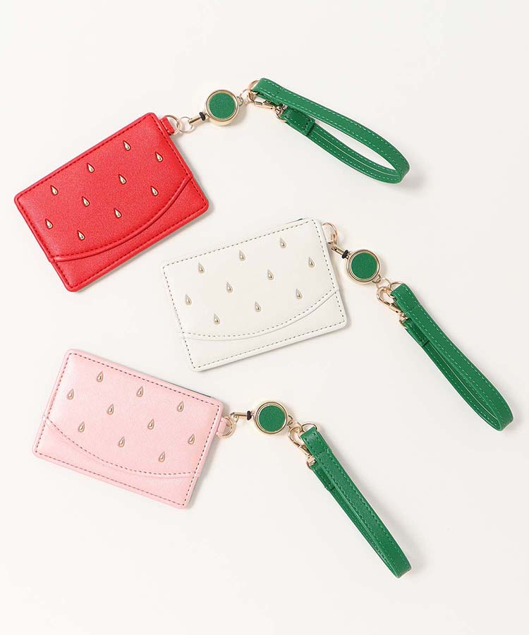 いちごパスケース