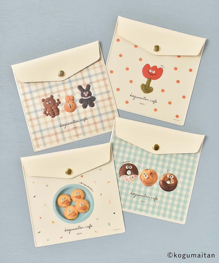 こぐまいたんホック付ポーチ