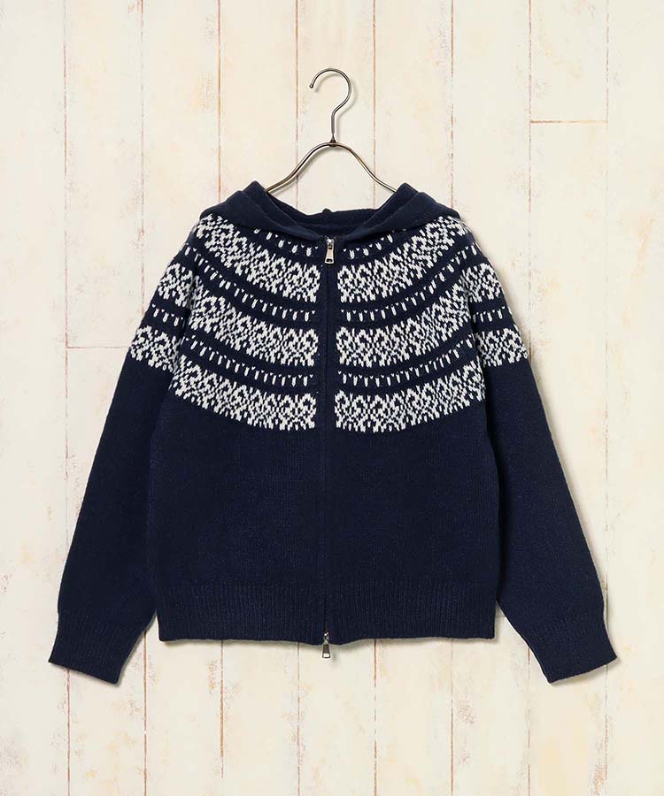 ≪SALE≫ノルディックニットパーカー