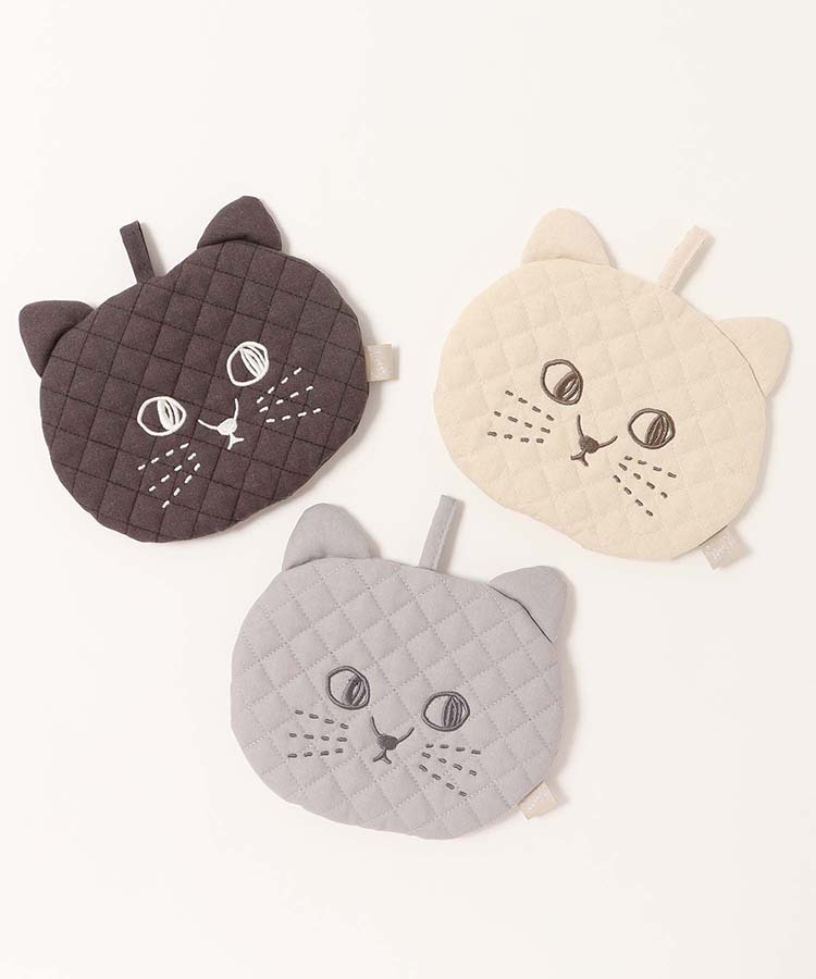 にゃふにゃふキルト鍋つかみ