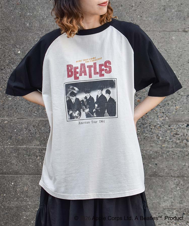 THE BEATLESツアーラグランTシャツ