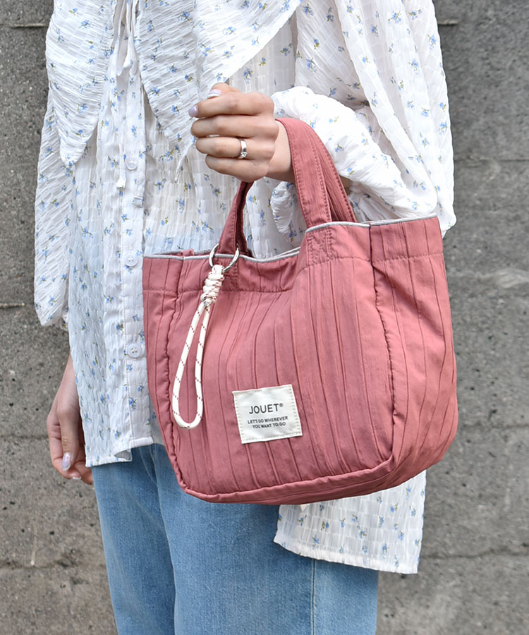 ループチャーム付き軽量トート