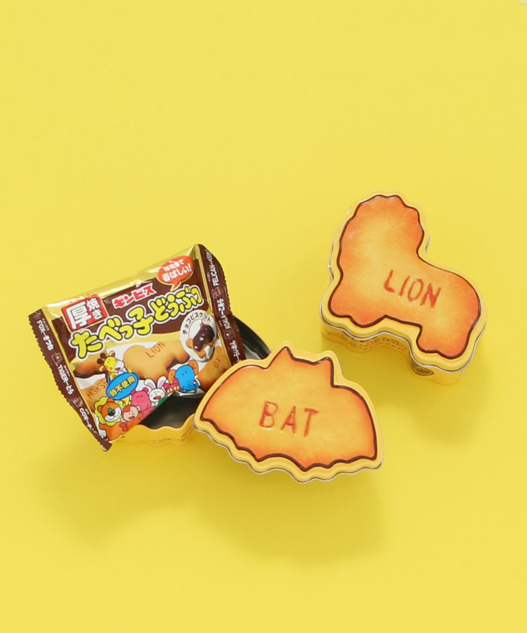 たべっこどうぶつチョコビスケット缶